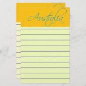 Australië:Reisartikelen Briefpapier (Voorkant / Achterkant)