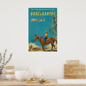 Australië Reisposter Australische Kunst BOAC Poster (Keuken)