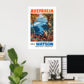 Australië Reisposter Australische Kunst Matson Poster (Thuiskantoor)