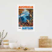 Australië Reisposter Australische Kunst Matson Poster (Keuken)