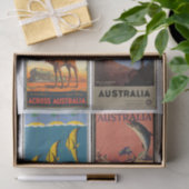  Australië Reisposters ontkoppelen Collage Tissuepapier (Geschenk)