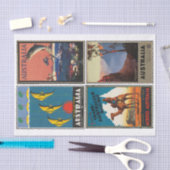  Australië Reisposters ontkoppelen Collage Tissuepapier (Craft)