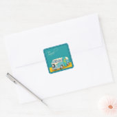 Australië:reisticker Vierkante Sticker (Envelop)