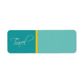 Australië: Retouradreslabel voor reizen Etiket (Voorkant)