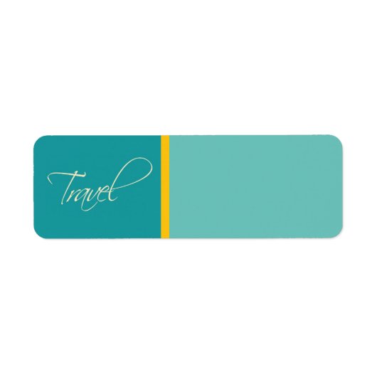 Australië: Retouradreslabel voor reizen Etiket (Voorkant)