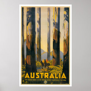 Australië Retro Travel Poster