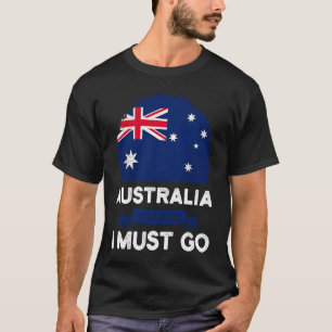 Australië roept me op Australische vlag te gaan vo T-shirt