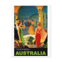 Australië, romantisch avondfeest, vintage reis