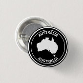 Australië Ronde Button 3,2 Cm (Voorkant /achterkant)