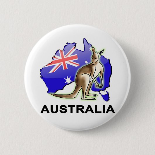 Australië Ronde Button 5,7 Cm (Voorkant)