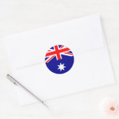 australië ronde sticker (Envelop)
