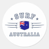 Australië Ronde Sticker (Voorkant)