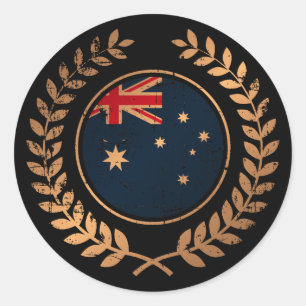 Australië Ronde Sticker