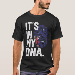 Australië Roots Vlag Vingerafdruk Grafisch Patriot T-shirt