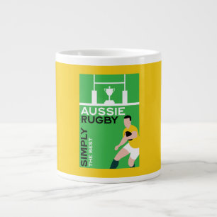 Australië Rugby Player Grote Koffiekop