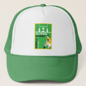 Australië Rugby Player Trucker Pet (Voorkant)