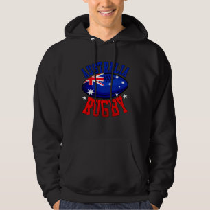 Australië Rugby Sportspeler Aussie Fan Australi Hoodie
