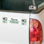 Australië - Save Leadbeater's POSSUM - Bedreigd Bumpersticker (Op Truck)