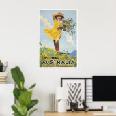 Australië Schilderen Australische Kunst Percy Trom Poster (Thuiskantoor)