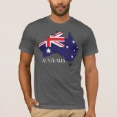 Australië Shirt met plattegrond (Voorkant)