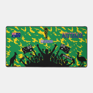 Australië Socceroos Fan Nationaal Team Bureaumatje Bureaumat