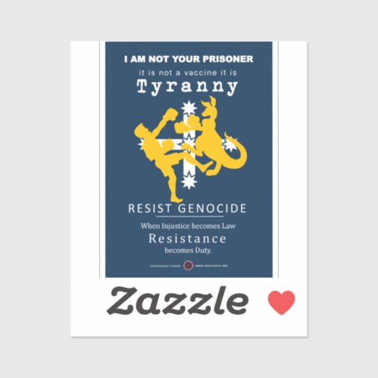 Australië Solidariteit Sticker (Vel)