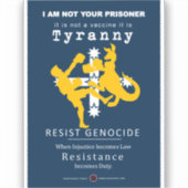 Australië Solidariteit Sticker (Voorkant)