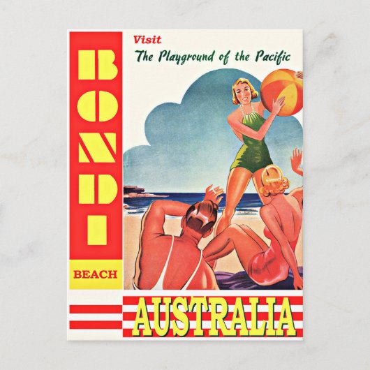 Australië-speeltuin van de Stille Oceaan, Bondi Be Briefkaart (Voorkant)