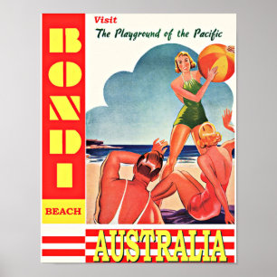 Australië-speeltuin van de Stille Oceaan, Bondi Be Poster