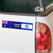Australië staat met Israël Bumpersticker (Op Truck)