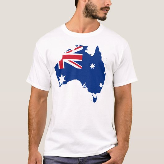 Australië State Flag Shirt Pride T-Shirt (Voorkant)