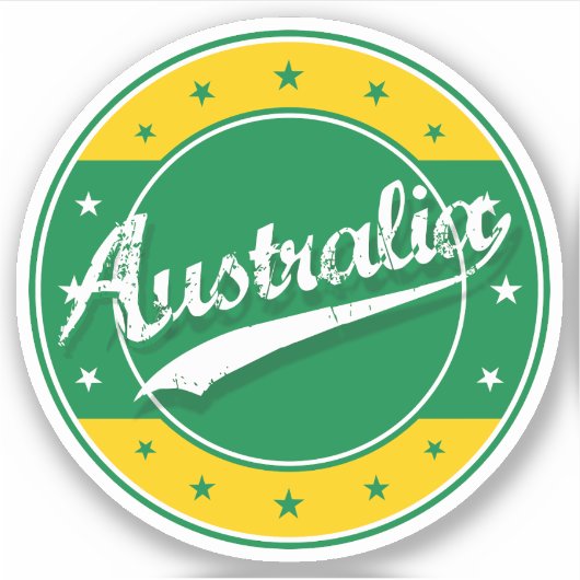 Australië Sticker (Voorkant)