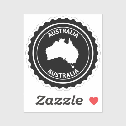 Australië Sticker (Vel)