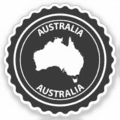 Australië Sticker (Voorkant)