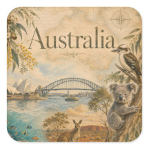 Australië stickers voor liefhebbers van Australië 