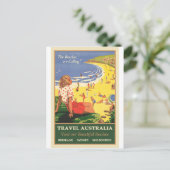 Australië, stranden roepen briefkaart (Staand voorkant)