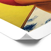 Australië, surfer meisje op het strand, poster (Hoek)