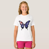 Australië Swallowtail Vlinder Vlag Sticker T-shirt (Voorkant volledig)