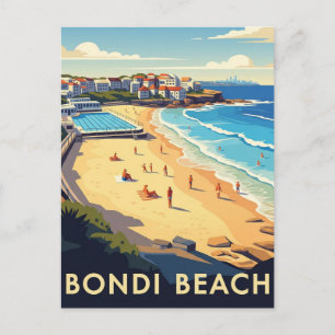 Australië Sydney Bondi Beach Ansichtkaart Briefkaart
