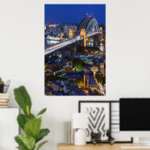Australië, Sydney, het Rocks gebied, de haven van Poster (Thuiskantoor)