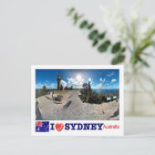 Australië - Sydney - I Love - Briefkaart (Staand voorkant)