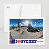Australië - Sydney - I Love - Briefkaart (Voorkant / Achterkant)