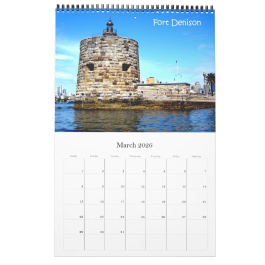 Australië - SYDNEY - Kalender (Mar 2026)