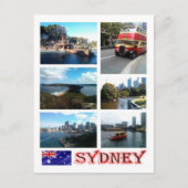 Australië - Sydney - Mozaïek - Briefkaart (Voorkant)