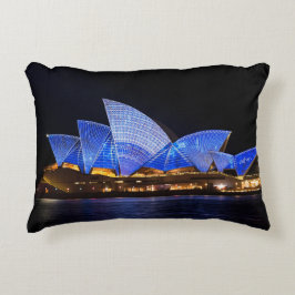 Australië Sydney Opera House 's Nachts Accent Kussen