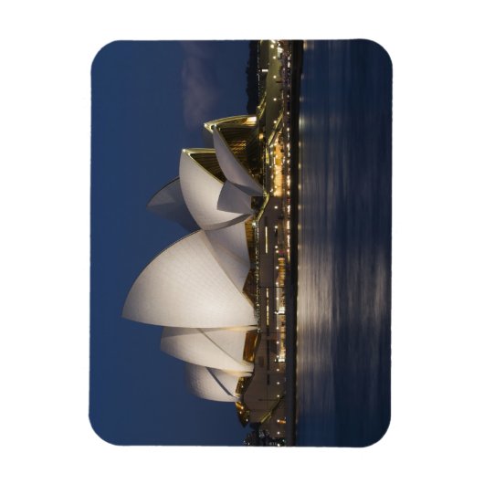 Australië, Sydney. Opera House 's nachts Magneet (Verticaal)