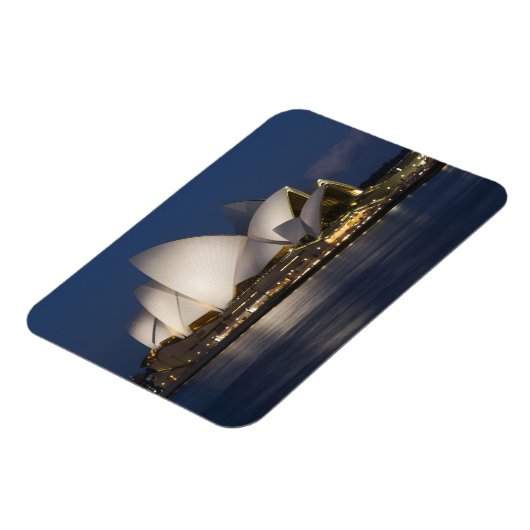 Australië, Sydney. Opera House 's nachts Magneet (Linkerzijde)