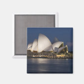Australië, Sydney. Opera House 's nachts Magneet (Voorkant / Achterkant)
