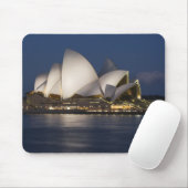 Australië, Sydney. Opera House 's nachts Muismat (Met muis)
