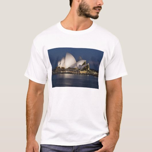 Australië, Sydney. Opera House 's nachts T-shirt (Voorkant)